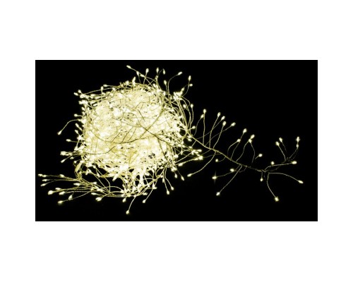 Гірлянда Luca Lighting кластер срібна струна, 11 м, теплий білий (8718861852820)