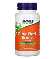 Трави Now Foods Екстракт соснової кори 240 мг, 90 рослинних капсул (NOW-03364)