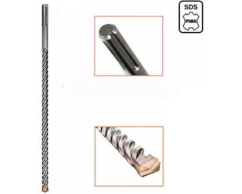 Бур DeWALT SDS-MAX ,XLR, 2 кромки, 12x400x540 мм (DT60801)