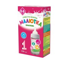 Дитяча суміш Малютка -1 Початкова молочна 0-6 місяців 350 г (4820199500053)