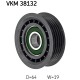 Ролик натягувача ременя SKF VKM 38132