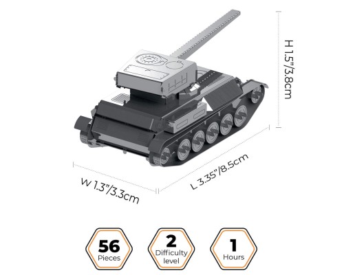 Конструктор Metal Time колекційна модель AMX-13/75 (MT068)