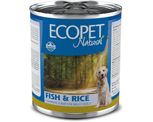 Консерви для собак Farmina Ecopet Natural Dog Fish & Rice з оселедцем 300 г (8606014106015)