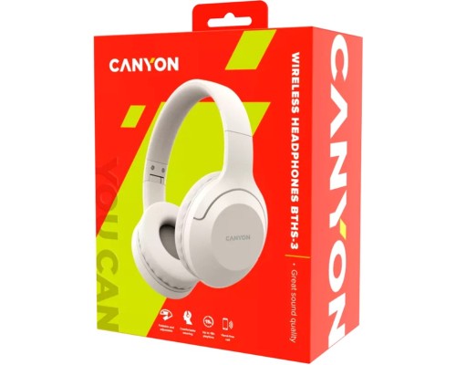 Навушники Canyon BTHS-3 Beige (CNS-CBTHS3BE)