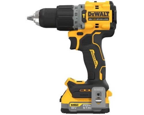 Шуруповерт DeWALT XR Li-Ion PowerStack 90 Нм, 18V 1x1.7Ah, кейс TSTAK (DCD805E1T)
