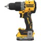 Шуруповерт DeWALT XR Li-Ion PowerStack 90 Нм, 18V 1x1.7Ah, кейс TSTAK (DCD805E1T)