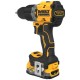 Шуруповерт DeWALT XR Li-Ion PowerStack 90 Нм, 18V 1x1.7Ah, кейс TSTAK (DCD805E1T)