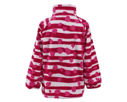 Кофта дитяча Huppa флісова BERRIE 1501BASE фуксія з принтом 80 (4741468465814)