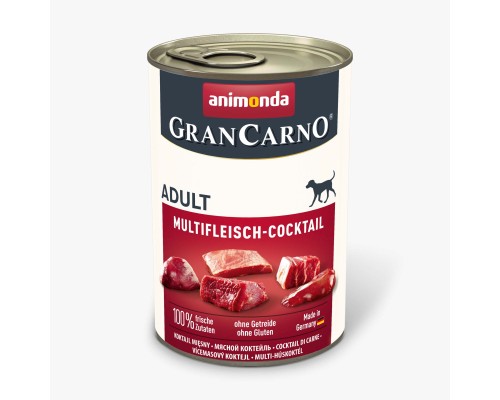 Консерви для собак Animonda GranCarno Adult Multi Meat Cocktail 400 г (4017721827300)