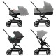 Коляска Cybex Eezy S Twist+ 2 BLK Lava Grey (з бампером) (522003769)