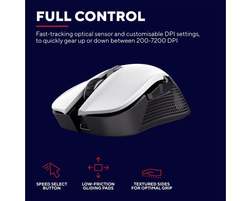 Мишка Trust GXT923 YBAR Wireless White (24889)