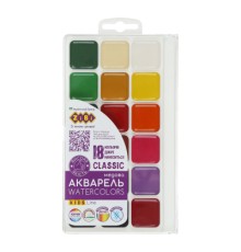 Акварельні фарби KIDS Line -2 Classic 18 кольорів ZiBi (ZB.6586)