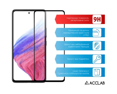 Скло захисне ACCLAB Full Glue Samsung A53 5G (1283126522444)