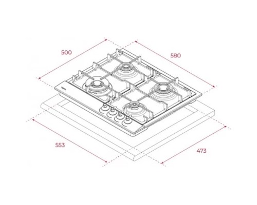 Варочна поверхня Teka GSC 64320 AT 112610060