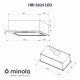 Витяжка кухонна Minola HBI 5025 I LED