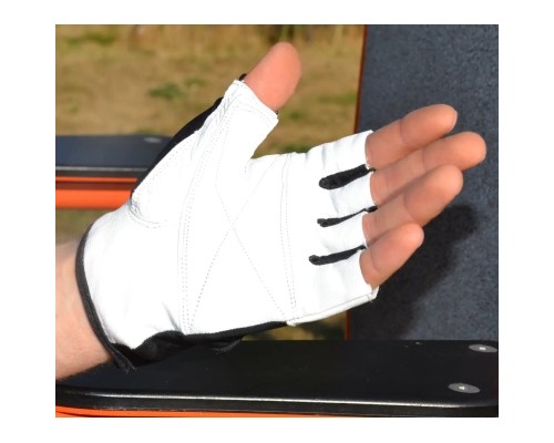 Рукавички для фітнесу MadMax MFG-444 Fitness White XL (MFG-444-White_XL)