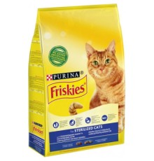 Сухий корм для кішок Purina Friskies Sterile з лососем і овочами 270 г (7613035352346)
