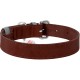 Нашийник для тварин WAUDOG Classic шкіряний 12 мм х 19-25 см коричневий (02016)