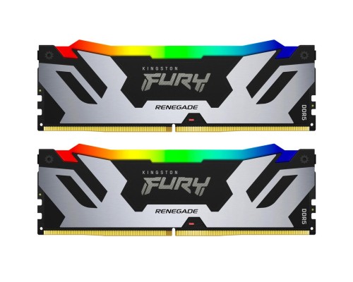 Модуль пам'яті для комп'ютера DDR5 96GB (2x48GB) 6000 MHz Renegade RGB XMP Kingston Fury (ex.HyperX) (KF560C32RSAK2-96) Модуль пам'яті для комп'ютера DDR5 96GB (2x48GB) 6000 MHz Renegade RGB XMP Kingston Fury (ex.HyperX) (KF560C32RSAK2-96)