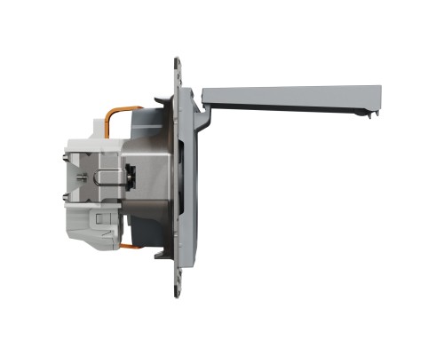 Розетка Schneider Electric ASFORA з кришкою, сталь (EPH3100162) Розетка Schneider Electric ASFORA з кришкою, сталь (EPH3100162)