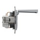 Розетка Schneider Electric ASFORA з кришкою, сталь (EPH3100162)