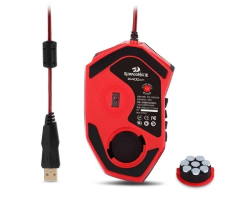Мишка Redragon M901-2 MMO USB Black (78177)