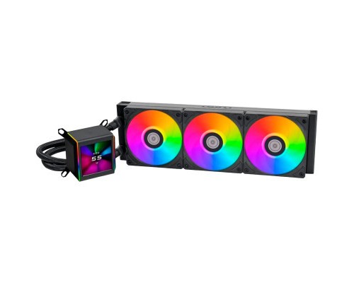 Система рідинного охолодження Lian Li Galahad II LCD, 360 Black (G89.GA2ALCD36B.00)