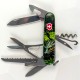 Ніж Victorinox Huntsman Zodiac 91 мм Зелений дерев'яний дракон (1.3713.3_Z3240p)