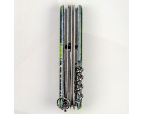 Ніж Victorinox Huntsman Zodiac 91 мм Зелений дерев'яний дракон (1.3713.3_Z3240p)