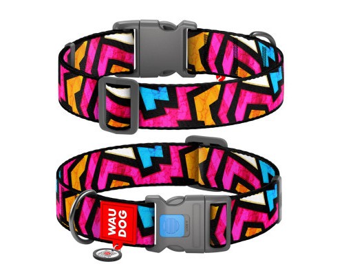Нашийник для тварин WAUDOG Nylon з QR паспортом 
