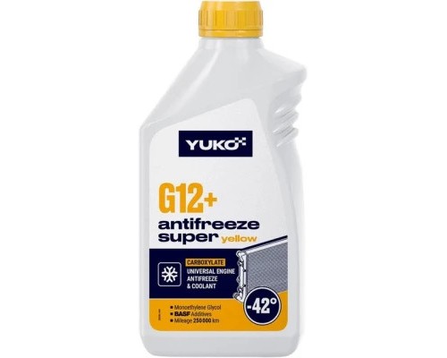 Антифриз Yuko -40 Super G12+ жовтий .1л (4823110403747) 