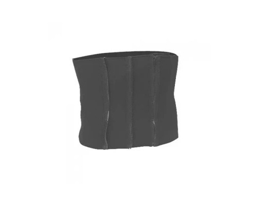 Пояс для схуднення LiveUp Zipper Slim Belt (94-84)x27.5см чорний LS3039A (6951376126105)