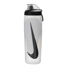 Пляшка для води Nike Refuel Bottle Locking Lid 24 OZ білий, чорний 709 мл N.100.7668.125.24 (887791745187)