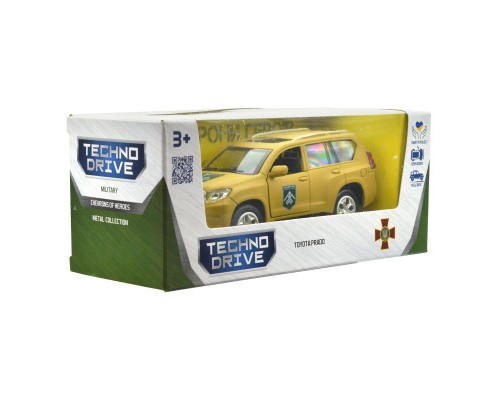 Машина TechnoDrive серії Шеврони Героїв - Toyota Prado - Хартія (KM6188)
