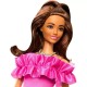 Лялька Barbie Fashionistas в рожевій мінісукні з рюшами (HRH15)