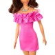 Лялька Barbie Fashionistas в рожевій мінісукні з рюшами (HRH15)