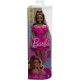 Лялька Barbie Fashionistas в рожевій мінісукні з рюшами (HRH15)