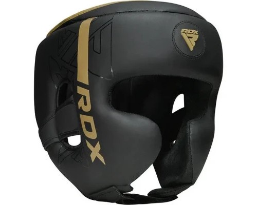 Боксерський шолом RDX F6 KARA Matte Golden M (HGR-F6MGL-M)