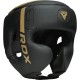 Боксерський шолом RDX F6 KARA Matte Golden M (HGR-F6MGL-M)