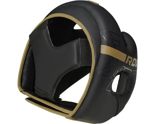 Боксерський шолом RDX F6 KARA Matte Golden M (HGR-F6MGL-M)