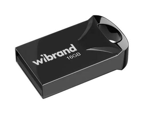 USB флеш накопичувач Wibrand 16GB Hawk Black USB 2.0 (WI2.0/HA16M1B) 