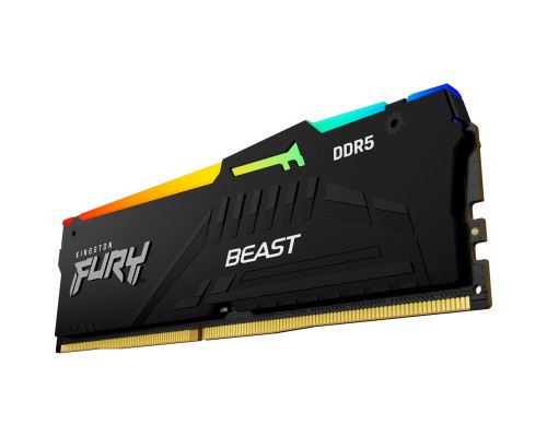 Модуль пам'яті для комп'ютера DDR5 16GB 6400 MHz Beast RGB EXPO Kingston Fury (ex.HyperX) (KF564C32BBEA-16)