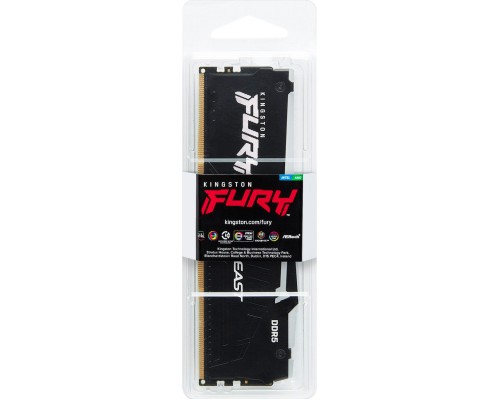 Модуль пам'яті для комп'ютера DDR5 16GB 6400 MHz Beast RGB EXPO Kingston Fury (ex.HyperX) (KF564C32BBEA-16)