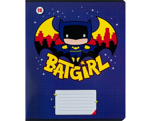 Зошит Kite DC Comics 12 аркушів, лінія (DC24-234)