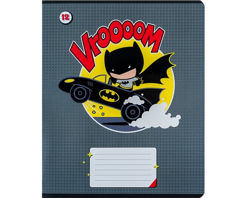 Зошит Kite DC Comics 12 аркушів, лінія (DC24-234)