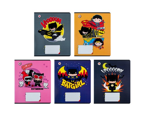 Зошит Kite DC Comics 12 аркушів, лінія (DC24-234)