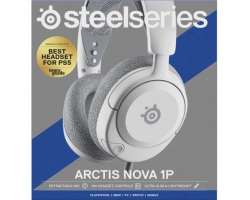 Навушники SteelSeries Arctis Nova 1P White (61612) Навушники SteelSeries Arctis Nova 1P White (61612)