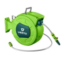 Шланг для поливу Verto на автоматичній котушці, 20м+2м, 1/2