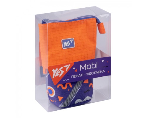 Пенал Yes Підставка PH-M2 Erudite Помаранчевий / Бузковий (532910)