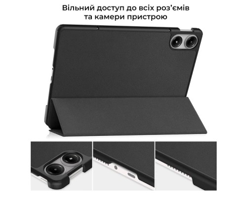 Чохол до планшета AirOn Premium Xiaomi Redmi Pad Pro 12.1 2024 + Film Black (4822352781131)